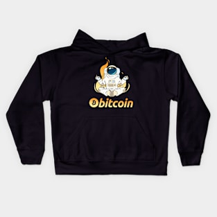 Bitcoin BTC coin Crypto coin Crytopcurrency Kids Hoodie